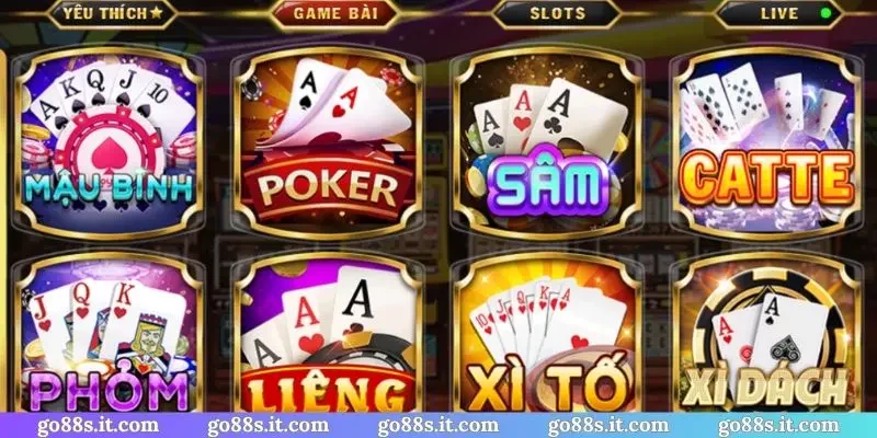 Game bài GO88 tạo sức hút khủng trên thị trường