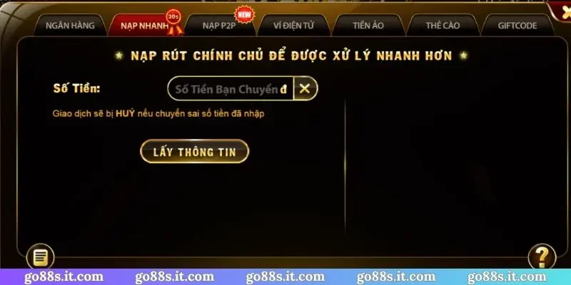 nạp tiền GO88
