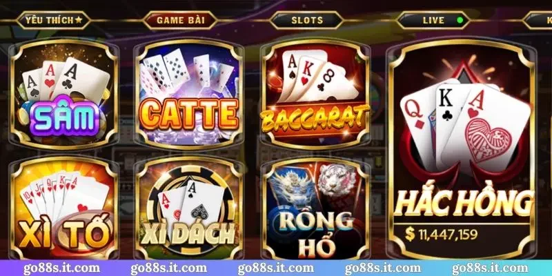 Ưu điểm tạo nên sự khác biệt của game bài GO88
